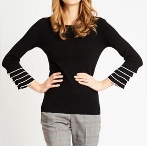 Tyler Boe Ruffle Sleeve Sweater